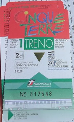 Bilet Cinque Terre