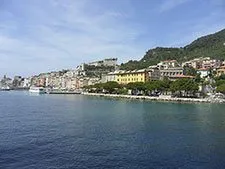 Portovenere - View of the town and castle Doria