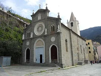 Klicken Sie, um zu vergrössern Kirche San Giovanni Battista, Riomaggiore, Cinque Terre